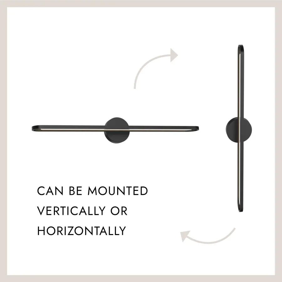 Modern 36-Inch Vanity Light with Integrated LED and Geometric Design - Image 12