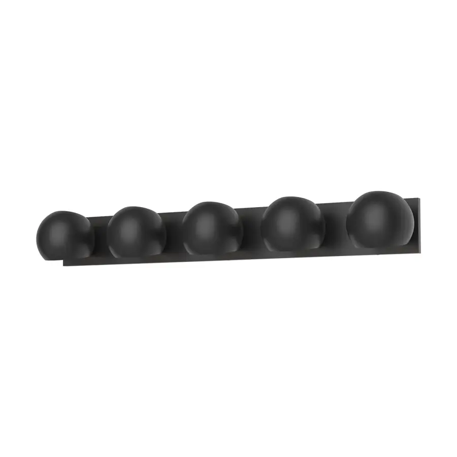 Willow 40-Inch Vanity Light in Matte Black - Image 1