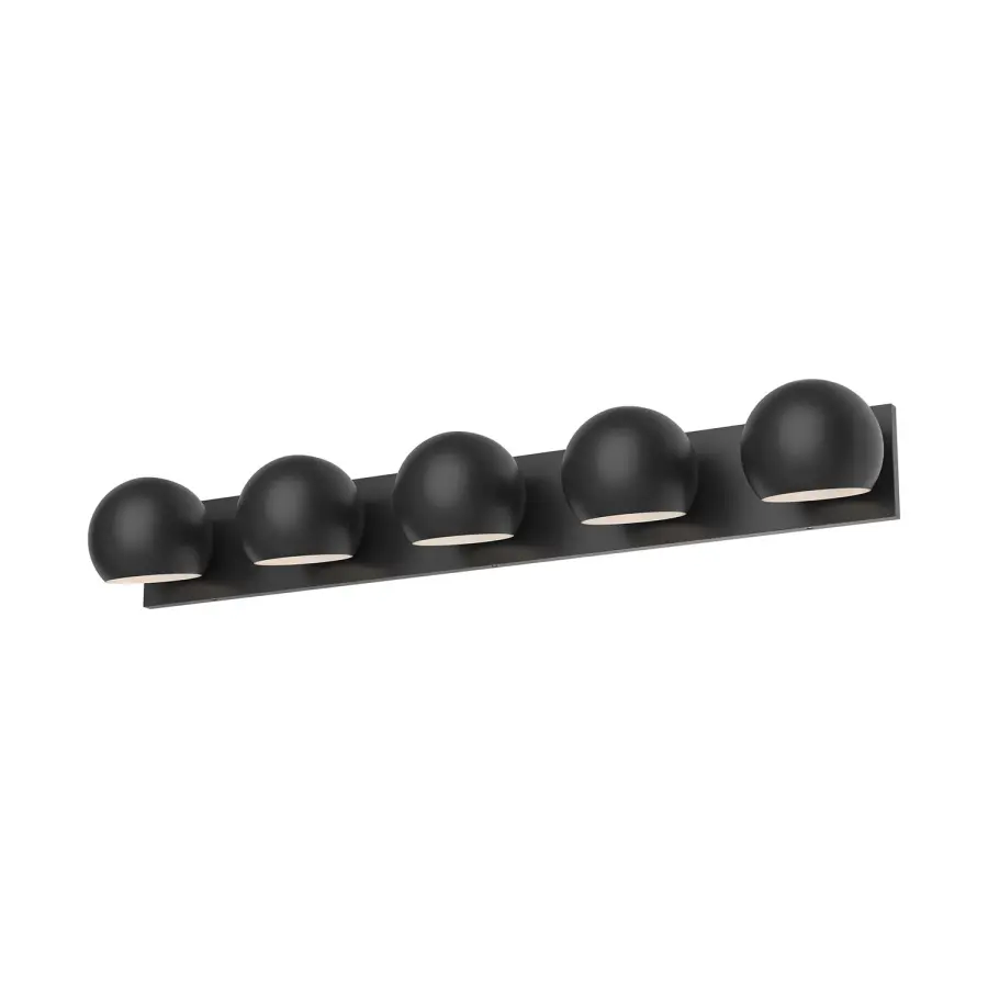 Willow 40-Inch Vanity Light in Matte Black - Image 2