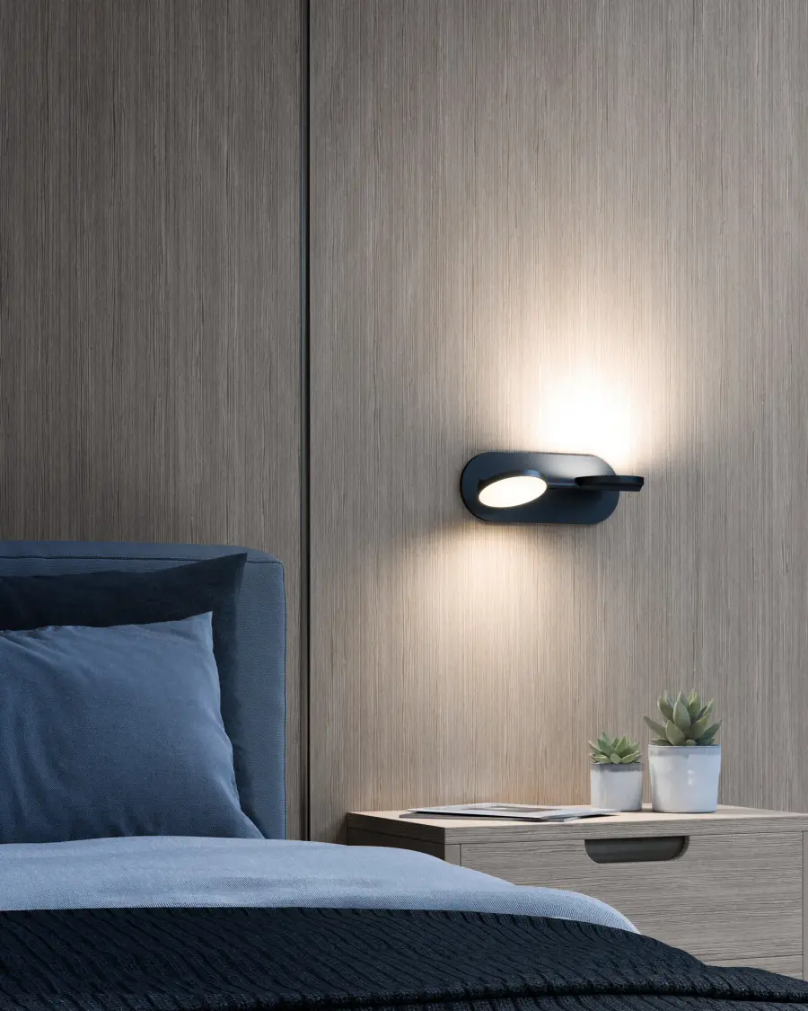 Novel 13-Inch Vanity Light in Matte Black - Image 2