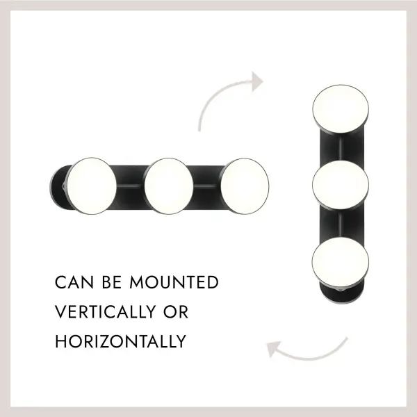 Novel 21-Inch Vanity Light in Matte Black - Image 10
