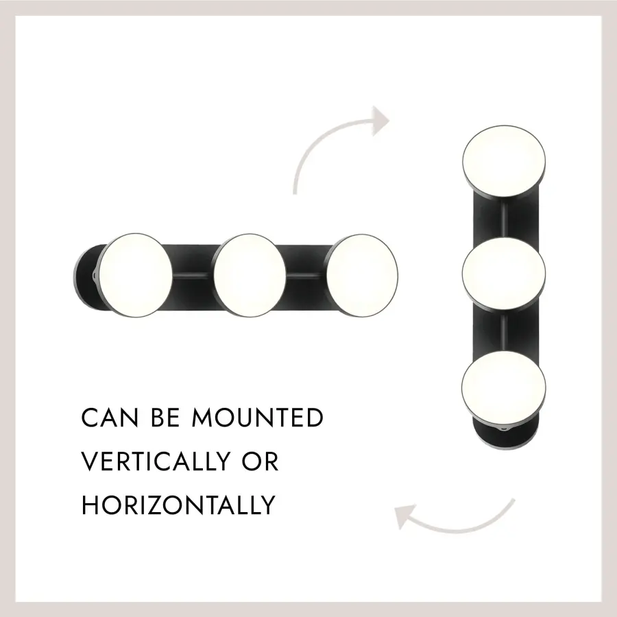 Novel 21-Inch Vanity Light in Matte Black - Image 10