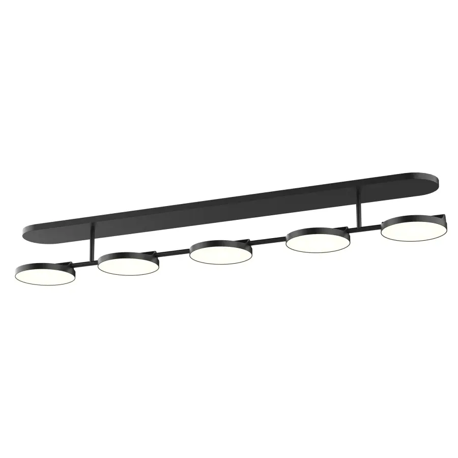Novel 37-Inch Vanity Light in Matte Black - Image 5