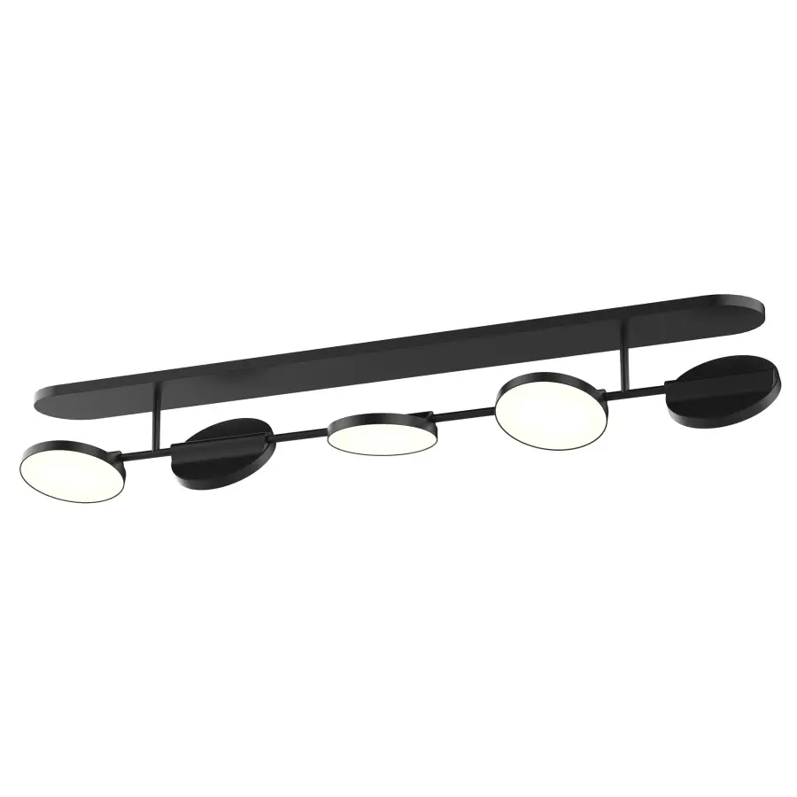 Novel 37-Inch Vanity Light in Matte Black - Image 6