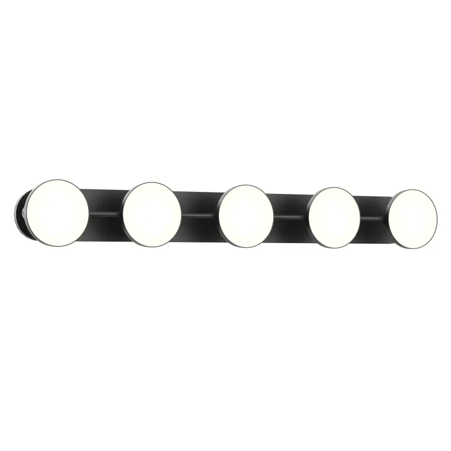 Novel 37-Inch Vanity Light in Matte Black - Image 7