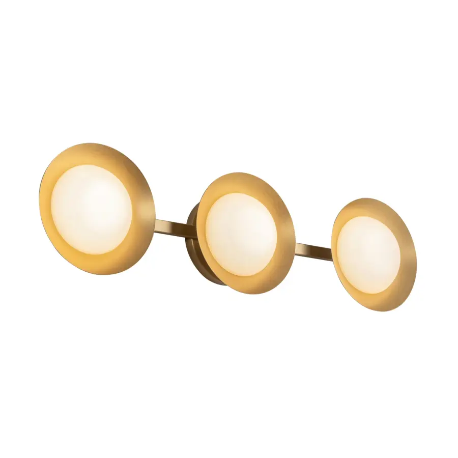 Cleo 23-Inch Vanity Light in Brushed Gold - Image 5