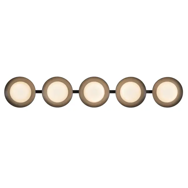 Cleo 36-Inch Vanity Light in Matte Black - Image 5