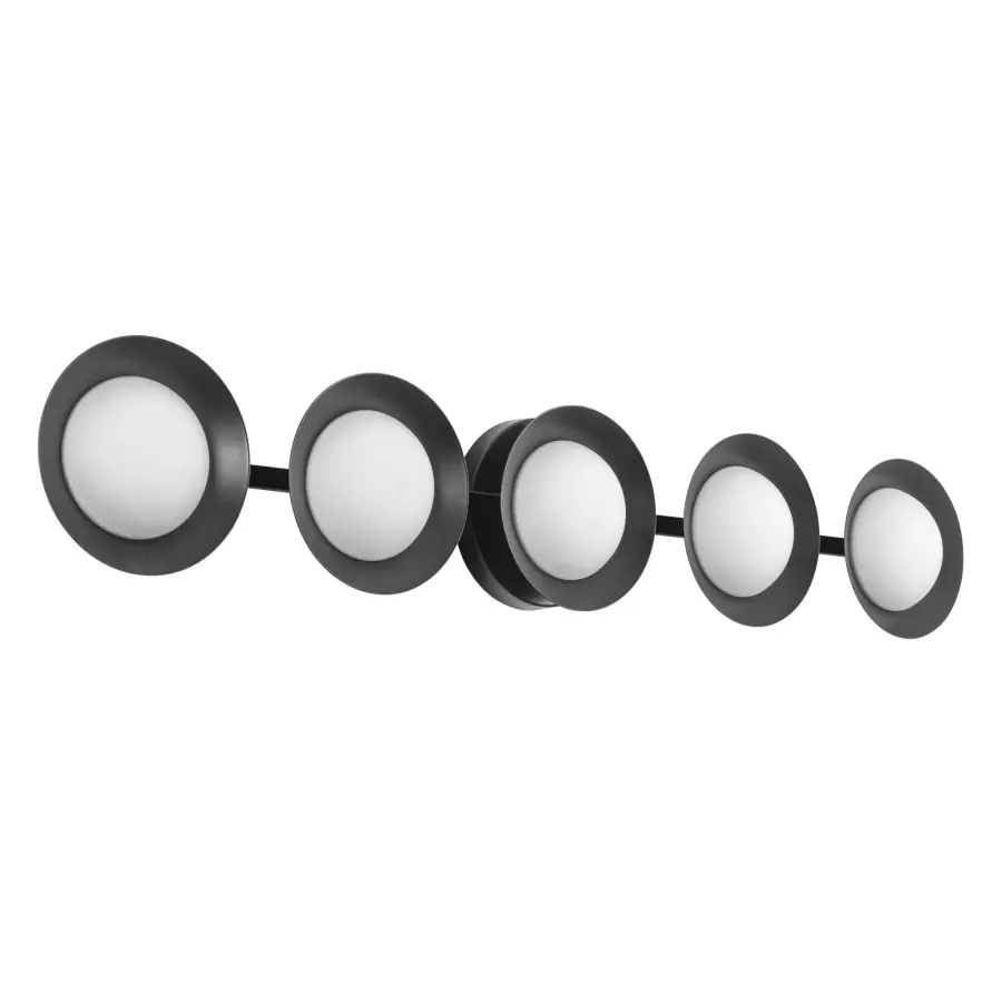 Cleo 36-Inch Vanity Light in Matte Black - Image 8