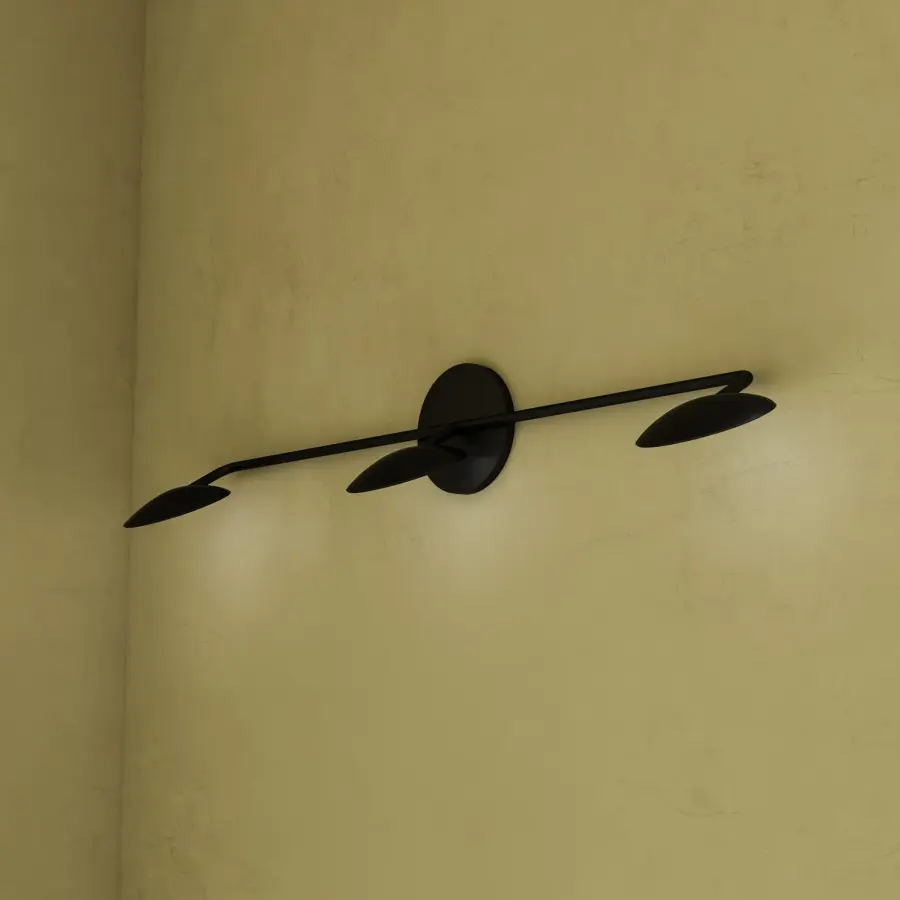 Rotaire 33-Inch Vanity Light in Matte Black - Image 3