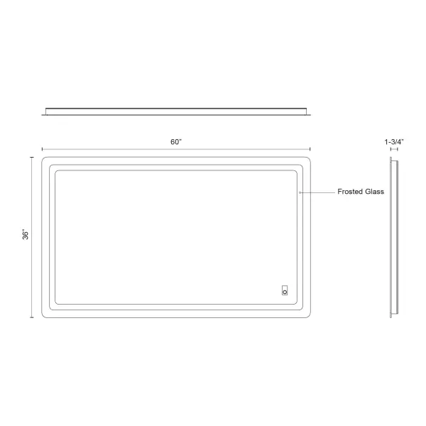Seneca 60-Inch LED Vanity Mirror - Image 7