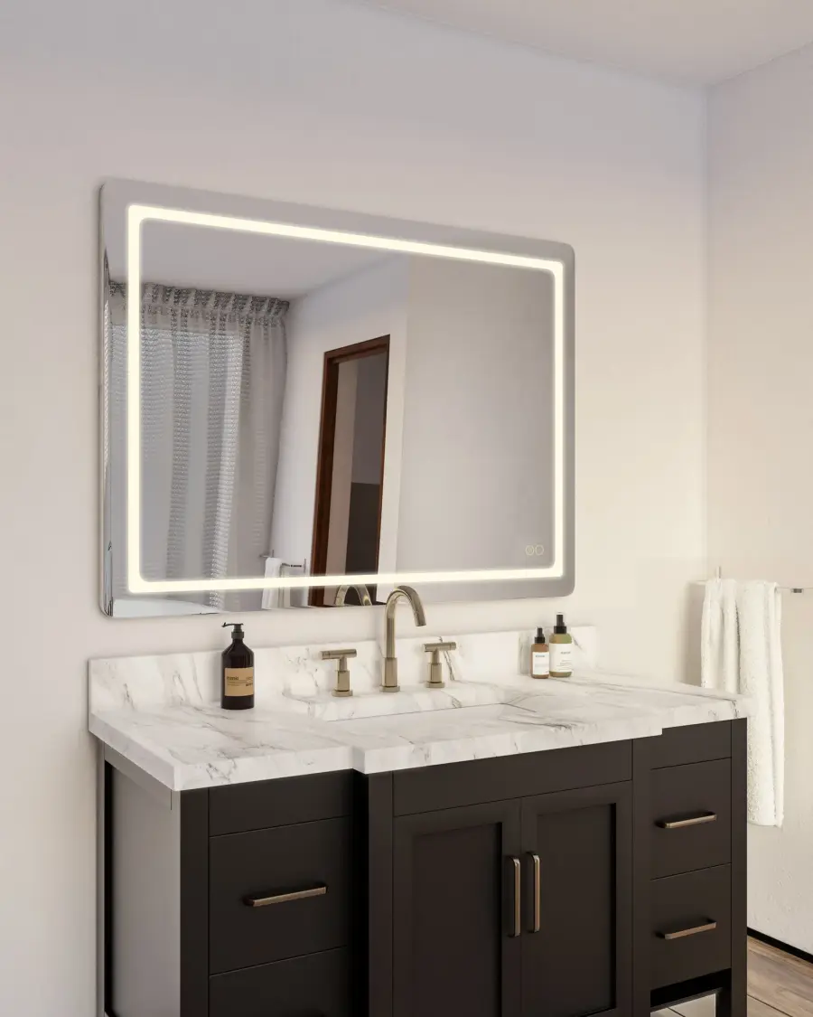 Seneca 48-Inch Frameless LED Vanity Mirror - Image 2