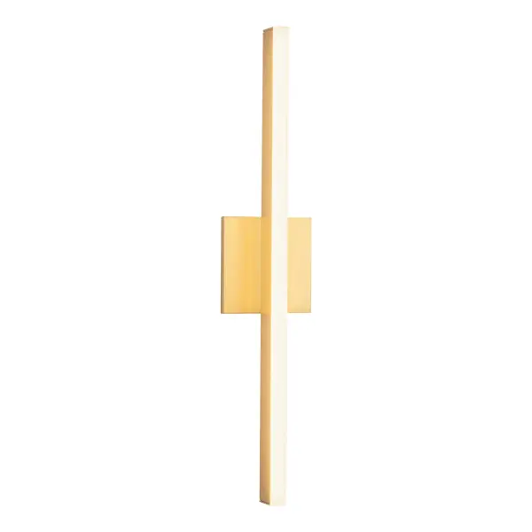 Vega 24-Inch Linear LED Wall Sconce in Brushed Gold - Image 2