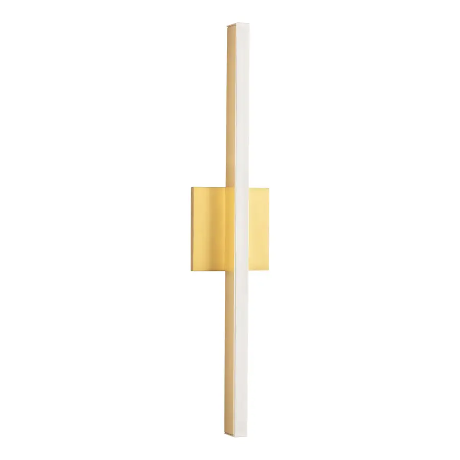 Vega 24-Inch Linear LED Wall Sconce in Brushed Gold - Image 3