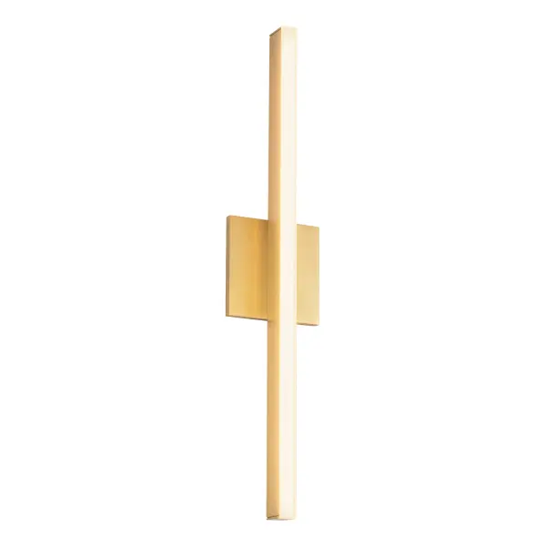 Vega 24-Inch Linear LED Wall Sconce in Brushed Gold - Image 4
