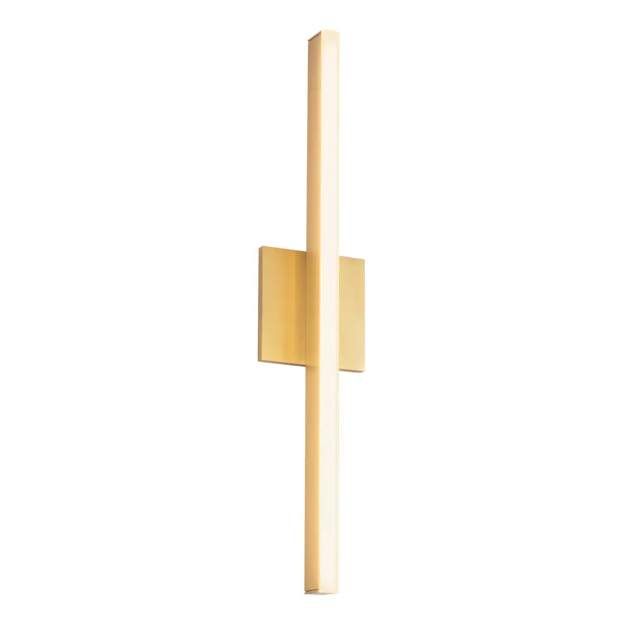 Vega 24-Inch Linear LED Wall Sconce in Brushed Gold - Image 4