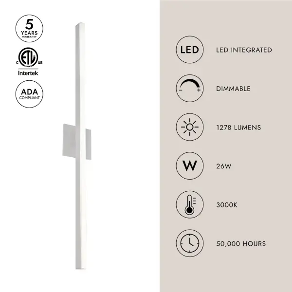 Vega 36-Inch Linear LED Wall Sconce - Image 22