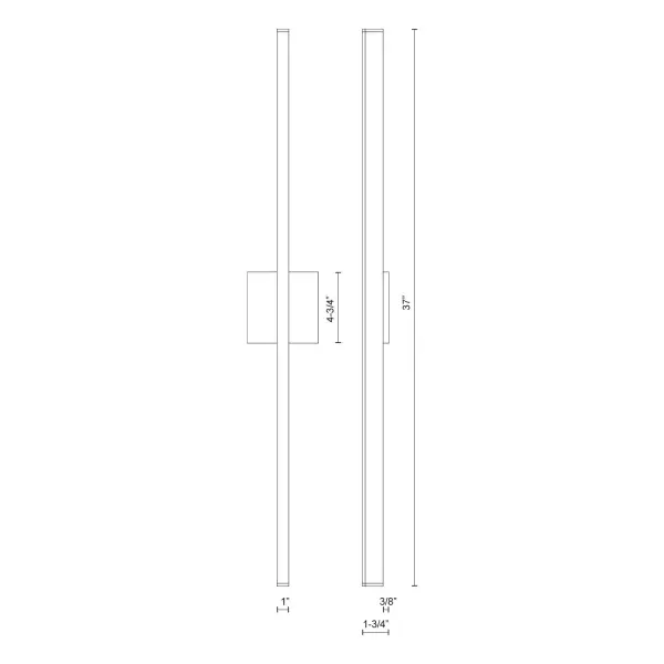 Vega 36-Inch Linear LED Wall Sconce - Image 24