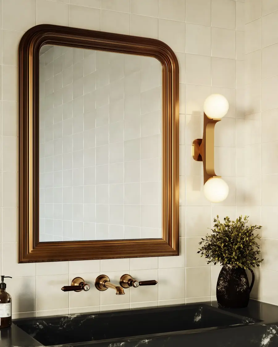 Briar 22-Inch Wall Sconce in Brushed Gold - Image 2