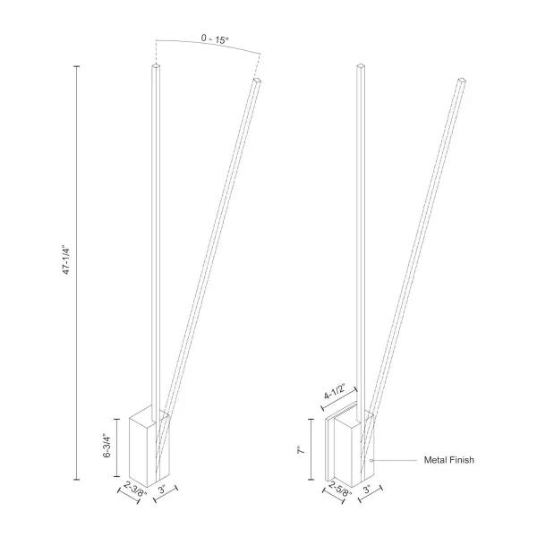 Lever 48-Inch Wall Sconce - Image 14