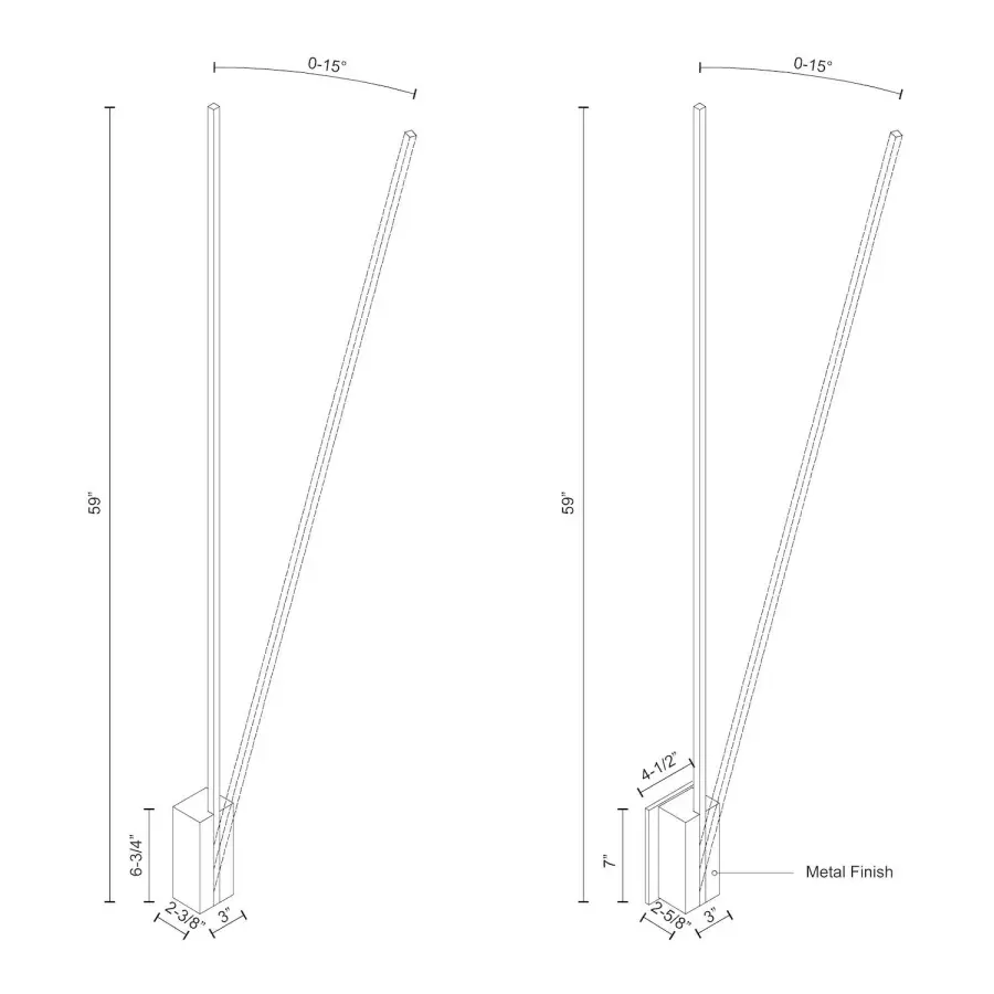 Lever 60-Inch Wall Sconce - Image 9