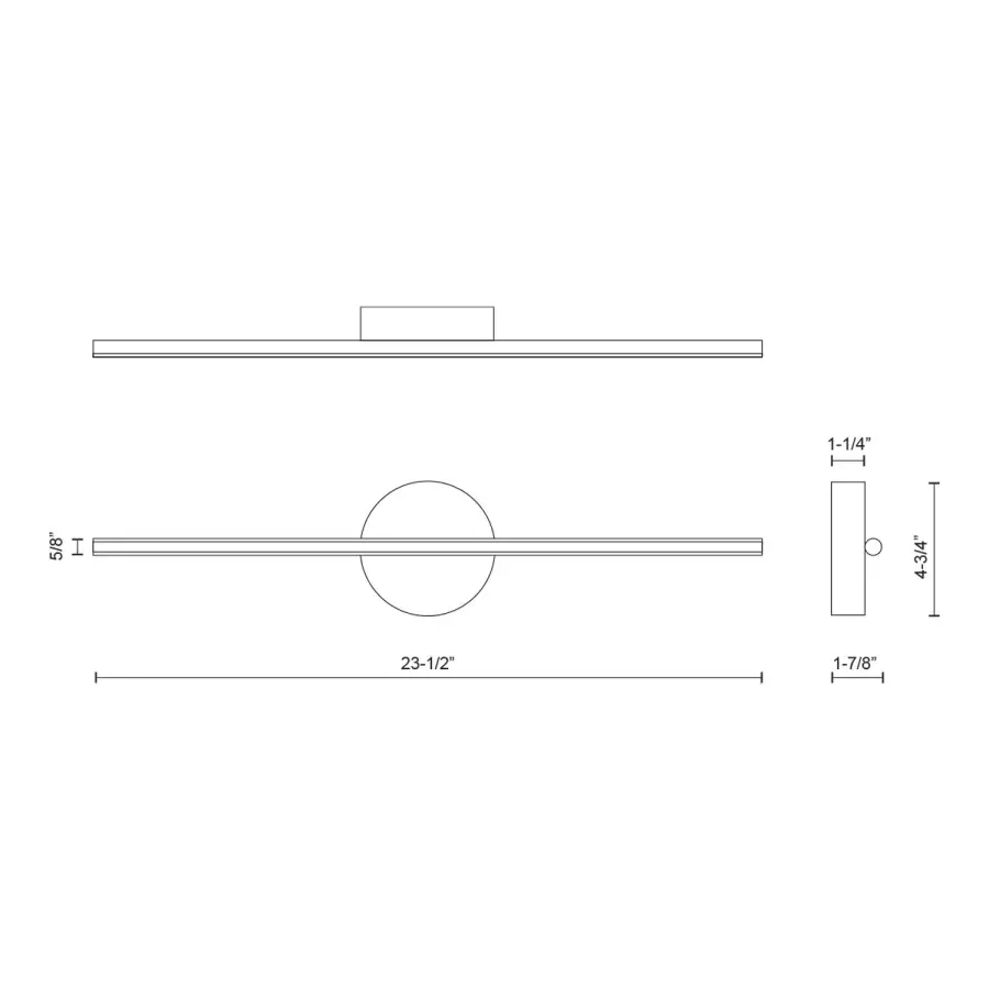 Chute 23-Inch Wall Sconce in White - Image 6