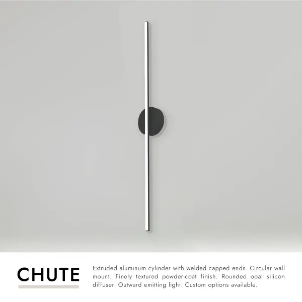 Chute 47-Inch Wall Sconce in White - Image 6