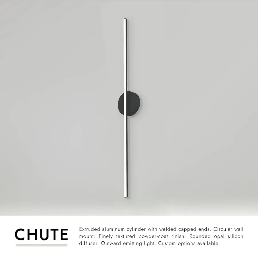 Chute 47-Inch Wall Sconce in White - Image 6