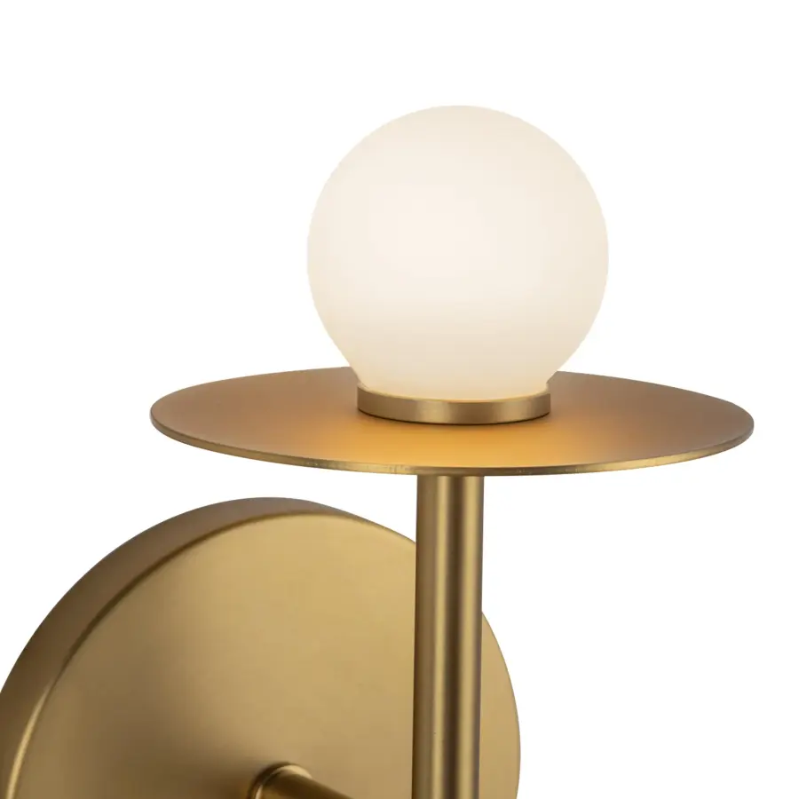 Elixir 10-Inch Wall Sconce in Brushed Gold - Image 9