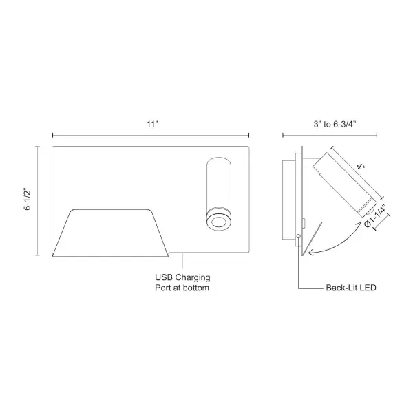 Dorchester 11-Inch Wall Sconce - Image 3