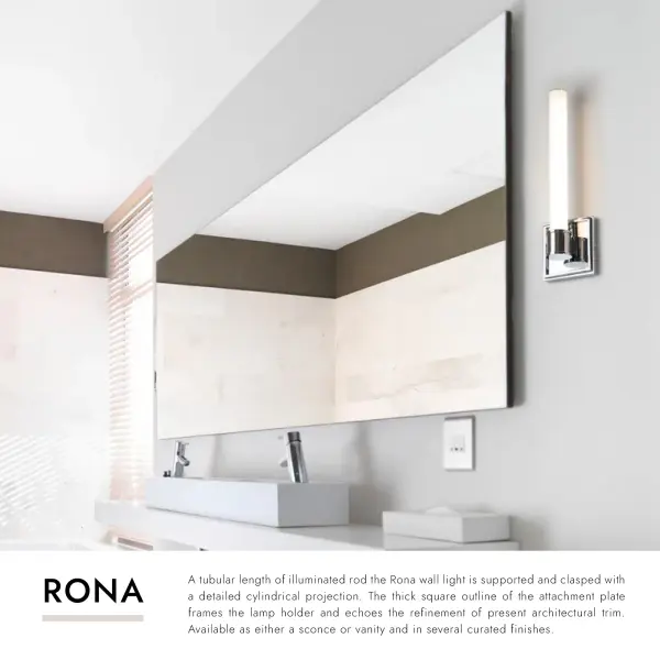 Rona 14-Inch Wall Sconce in Brushed Gold - Image 8