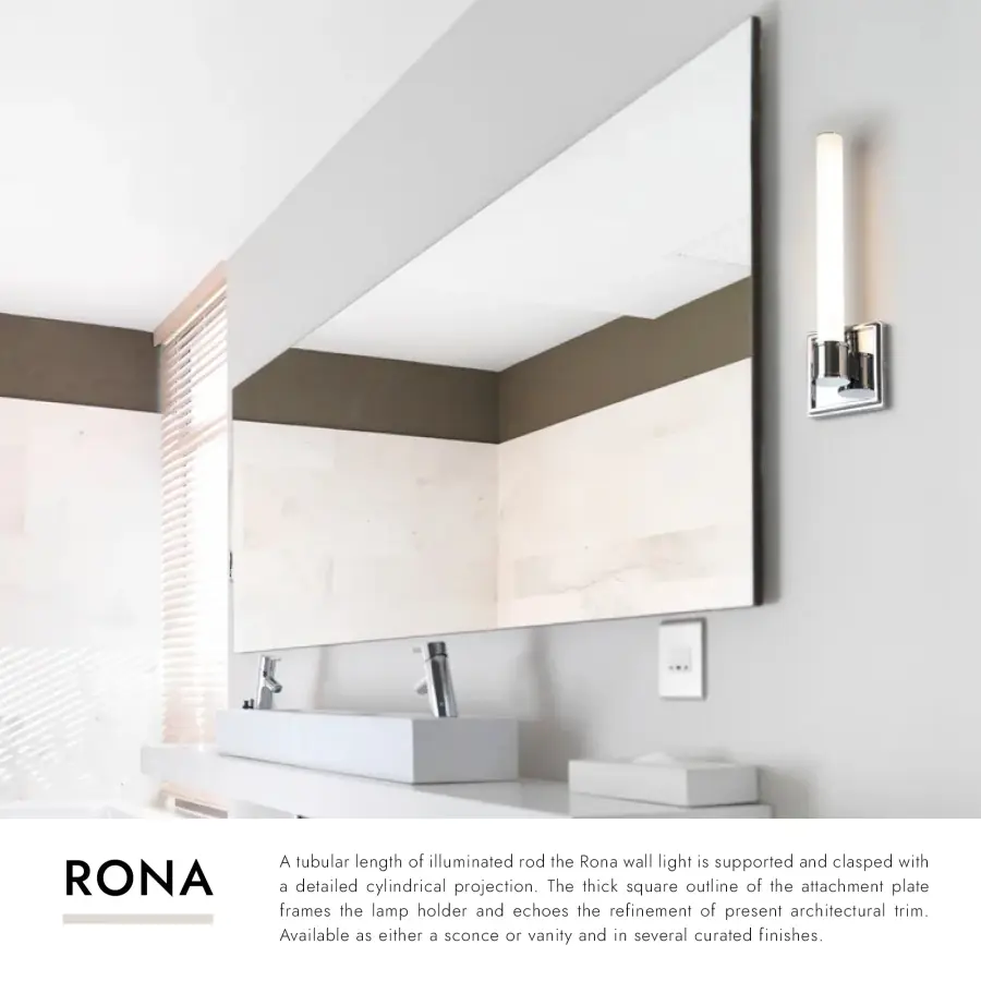 Rona 14-Inch Wall Sconce in Brushed Gold - Image 8