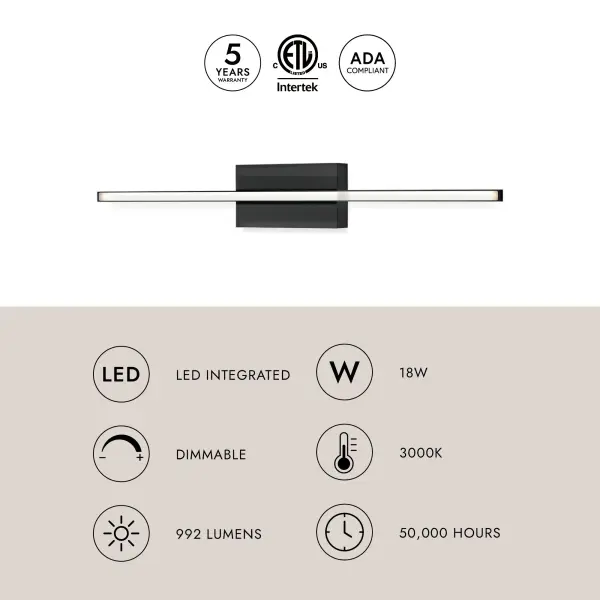 Vega Minor 24-Inch Wall Sconce - Image 12