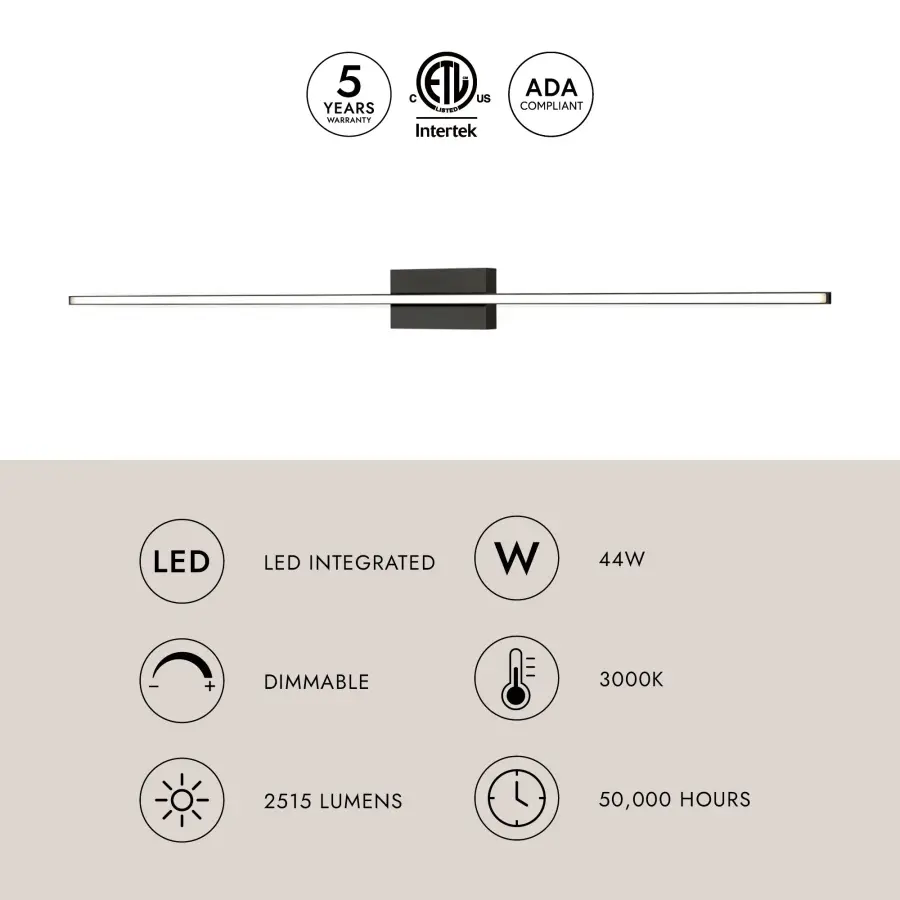 Vega Minor 48" Wall Sconce - Image 7