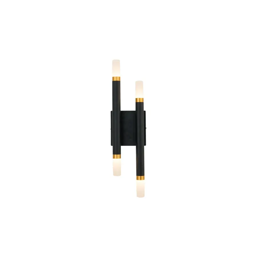 Draven 5-Inch Wall Sconce in Matte Black - Image 1