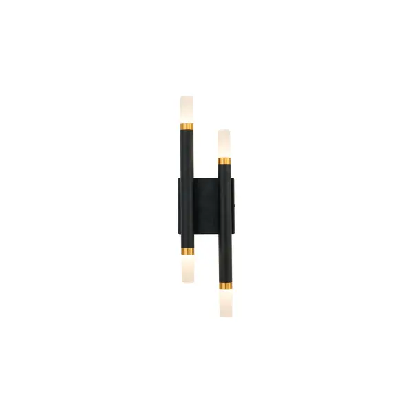 Draven 5-Inch Wall Sconce in Matte Black - Image 4