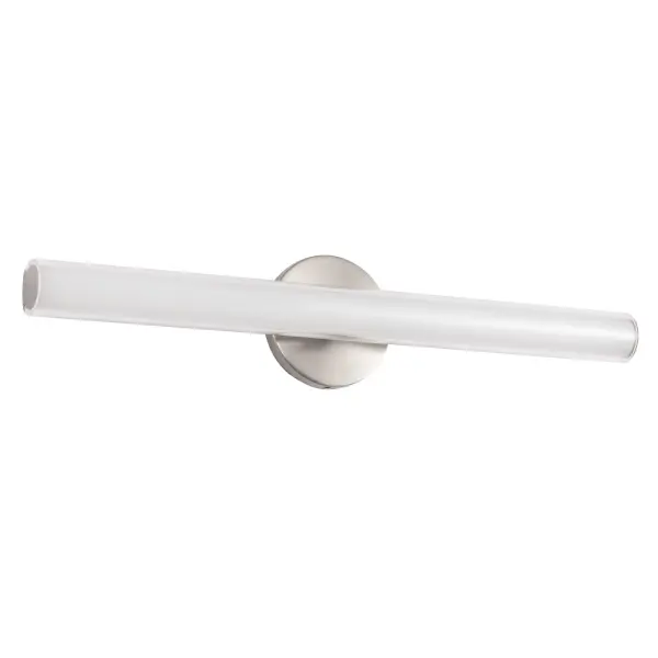 The Tole 24-inch vanity light combines sleek modern design with practical functionality. Its innovative double-wall diffuser creates soft, dimensional lighting perfect for grooming tasks, while the 5-position CCT switch lets you customize color temperature from warm to cool white. - alternate view