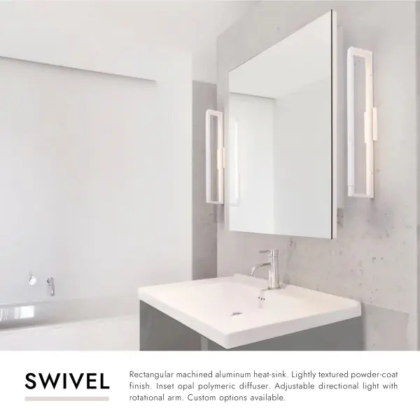 Sleek 48-Inch Adjustable Wall Sconce with Integrated LED - Image 6