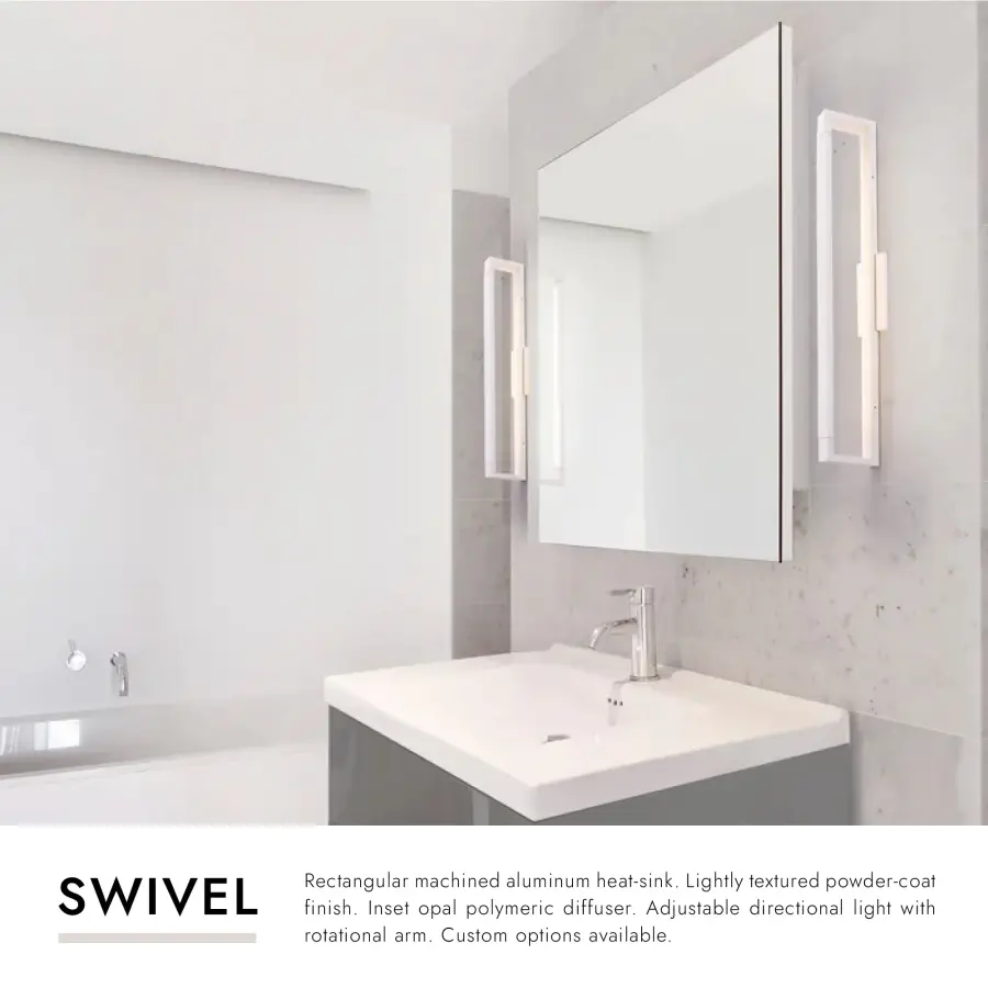 Sleek 48-Inch Adjustable Wall Sconce with Integrated LED - Image 6