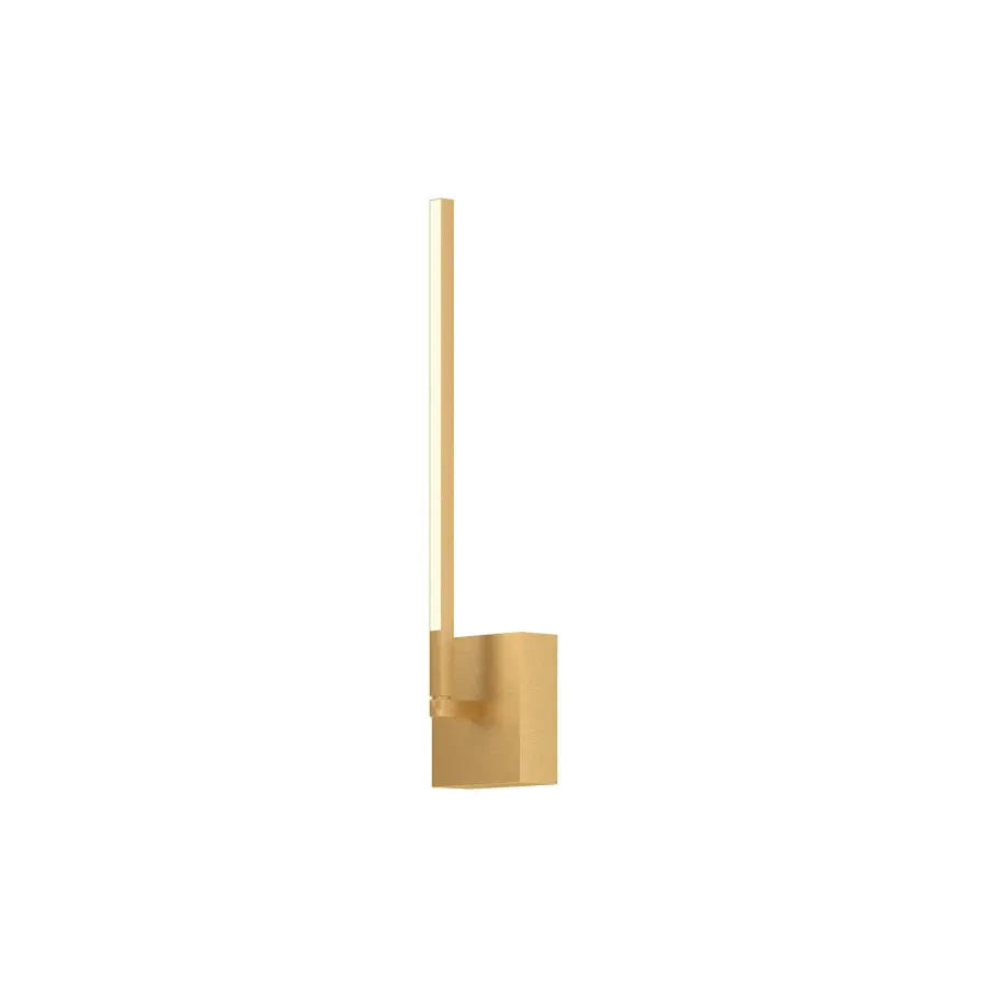 Pandora 18-Inch Wall Sconce in Brushed Gold - Image 1