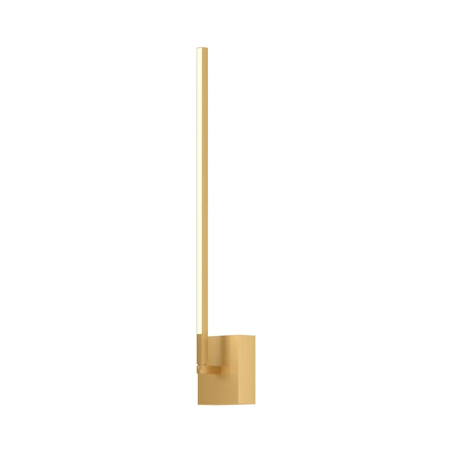 Pandora 25-Inch Wall Sconce in Brushed Gold - Image 1