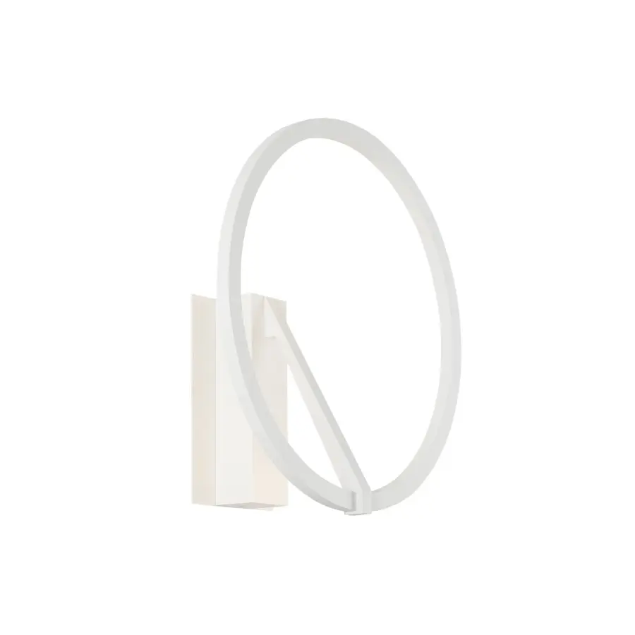 Roda 13-Inch Wall Sconce in White - Image 3