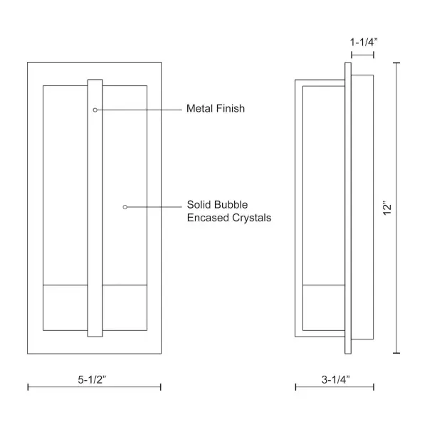 Gable 12" LED Wall Sconce - Image 5