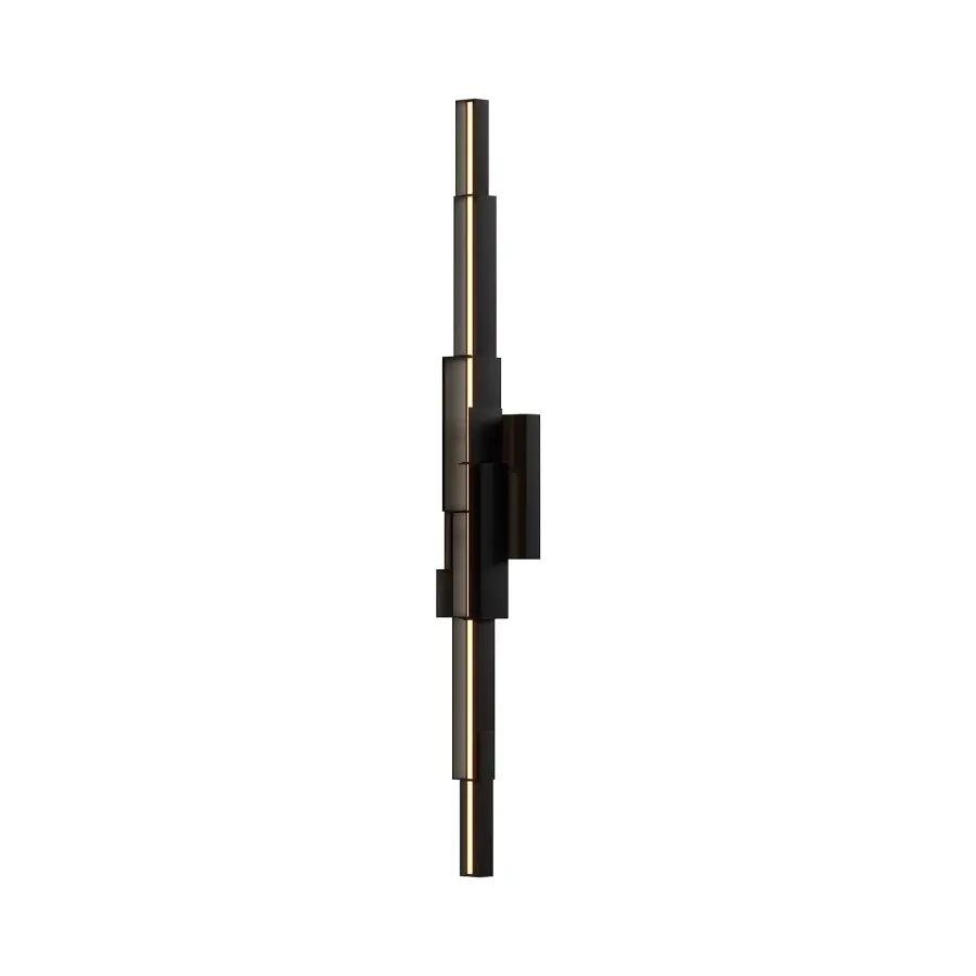 Enzo 48-Inch Wall Sconce in Matte Black - Image 1