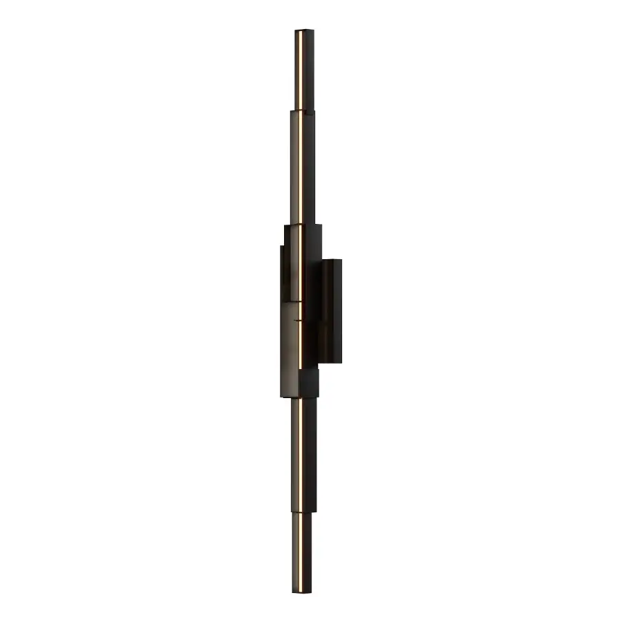 Enzo 60-Inch Wall Sconce in Matte Black - Image 1