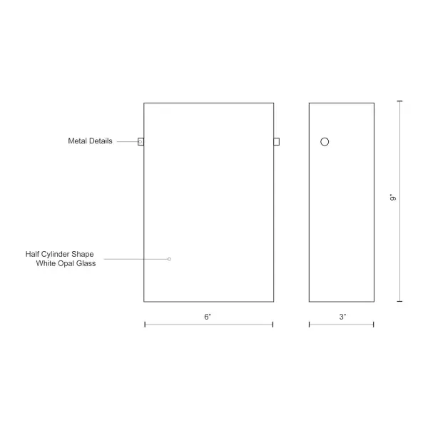 Hudson 9-Inch LED Wall Sconce - Image 3