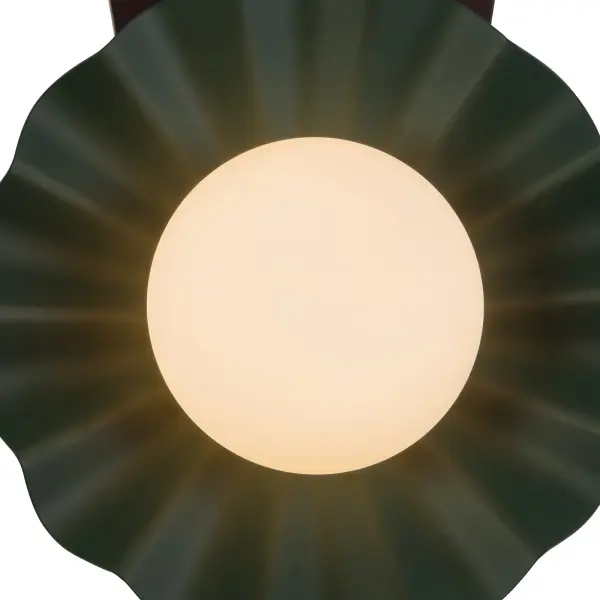 Furrow 12-Inch Wall Sconce in Burgundy - Image 11