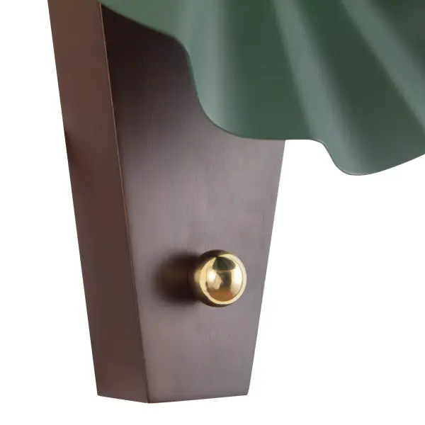 Furrow 12-Inch Wall Sconce in Burgundy - Image 12