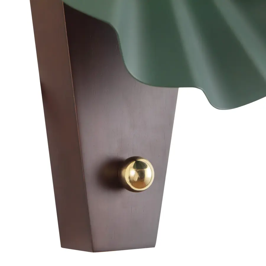 Furrow 12-Inch Wall Sconce in Burgundy - Image 12