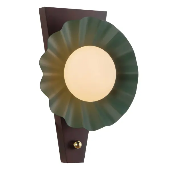 Furrow 12-Inch Wall Sconce in Burgundy - Image 3