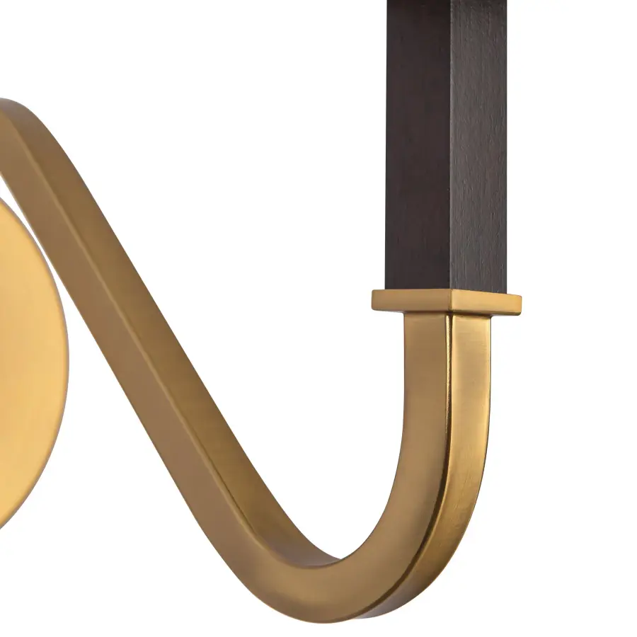 Sloan 6-Inch Wall Sconce in Brushed Gold with White Linen Shade - Image 6